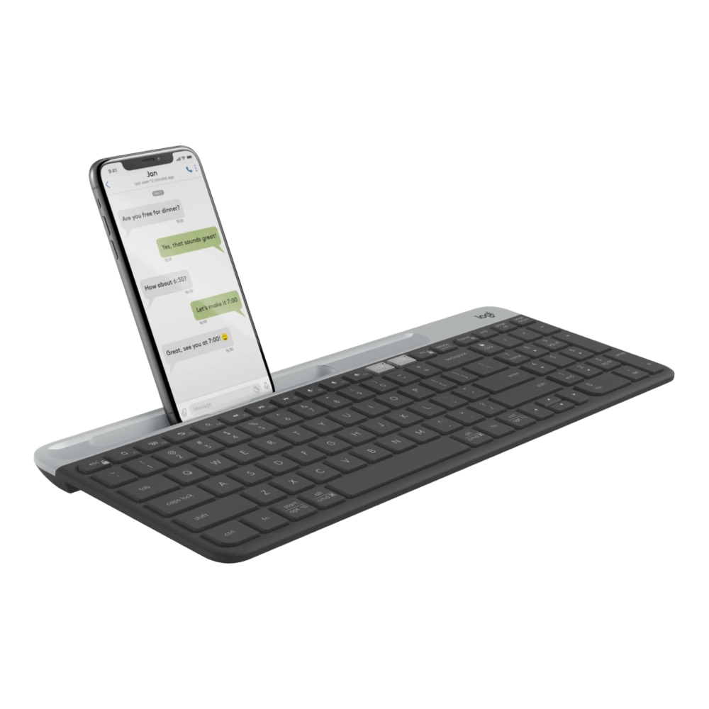 Logitech Wireless Keyboard K580 Slim Multi-Device Black view 2
